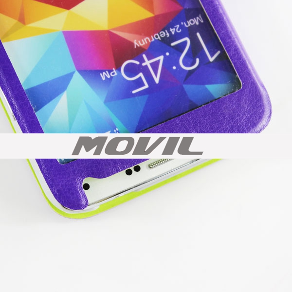 NP-1993 PU leathe funda para Samsung Galaxy S5 G900F-7